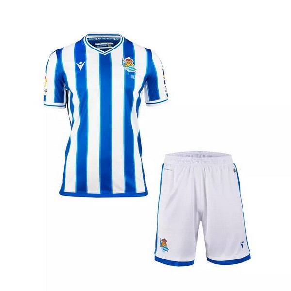 Trikot Real Sociedad Heim Kinder 2020-21 Weiß Blau